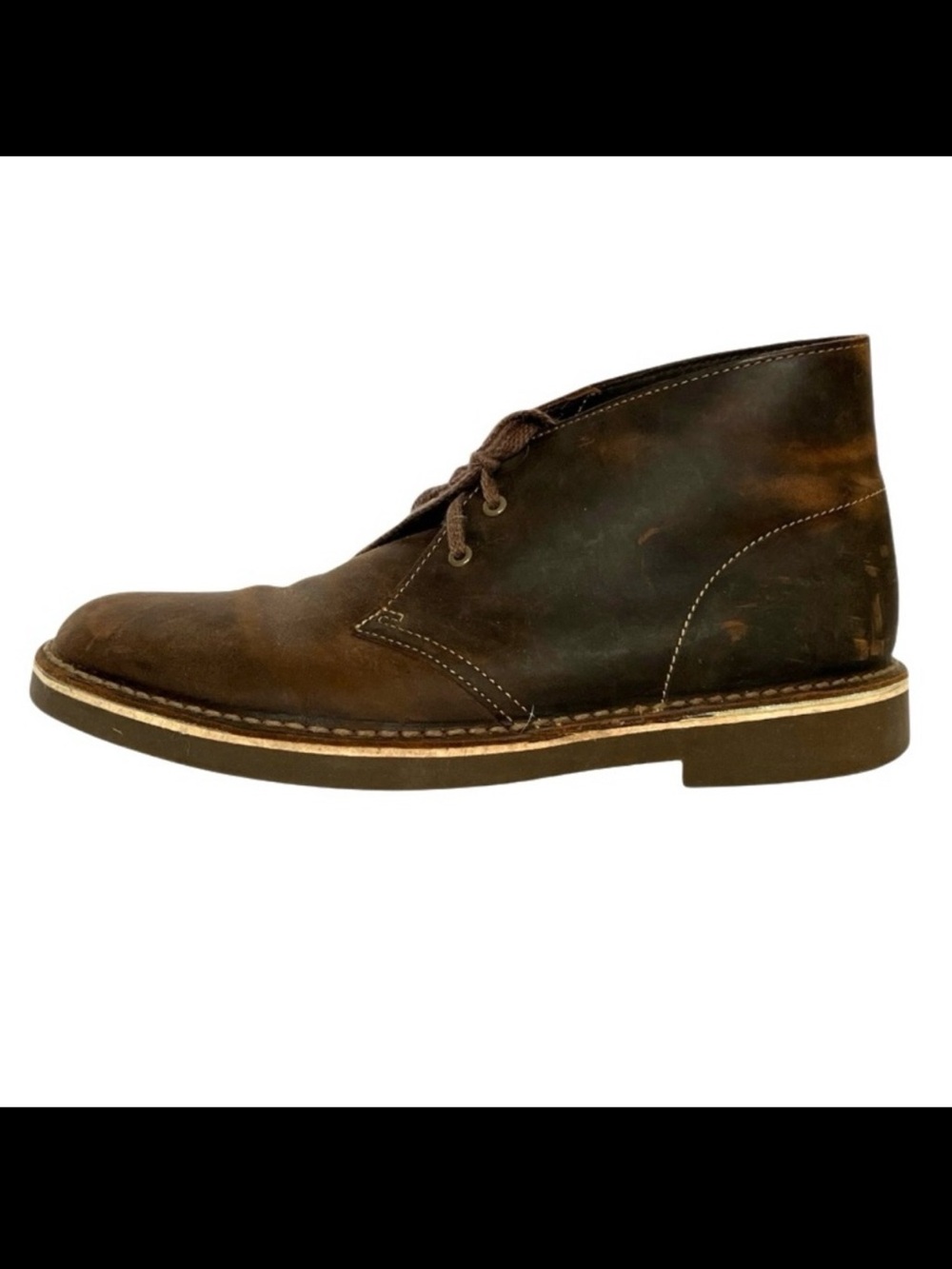 Clark’s Bushacre Chukka Boots in Deep brown Leather, Men’s Size 8
